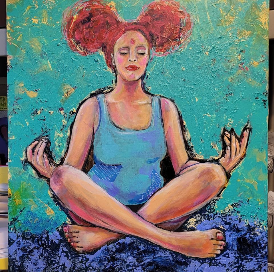 Contemplation (Yoga Girl)